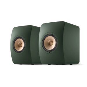 LS50 wireless II Moss Green Pair Front d5fb6c4a 58a1 4322 8114 2a7d4a63016c