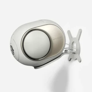 devialet gecko phantom ultimate 98db wall bracket light pearl front angled