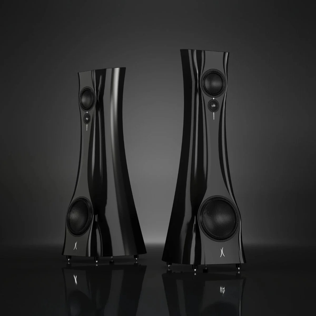 ESTELON X DIAMOND SIGNATURE EDITION MK II SPEAKERS 8 estelon x diamond signature edition black gloss black background