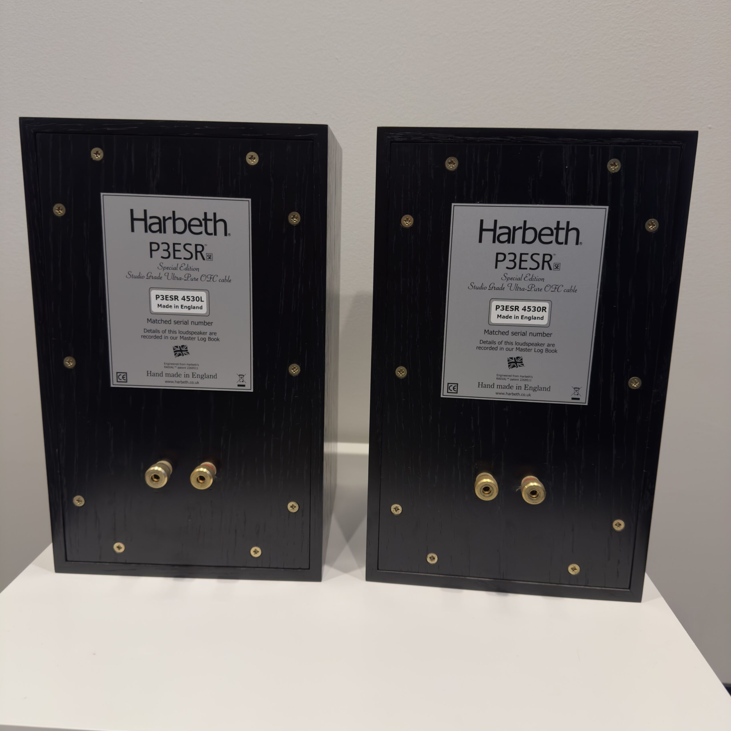 HARBETH P3ESR SE BOOKSHELF SPEAKERS - CONSIGNMENT 5 IMG 3967