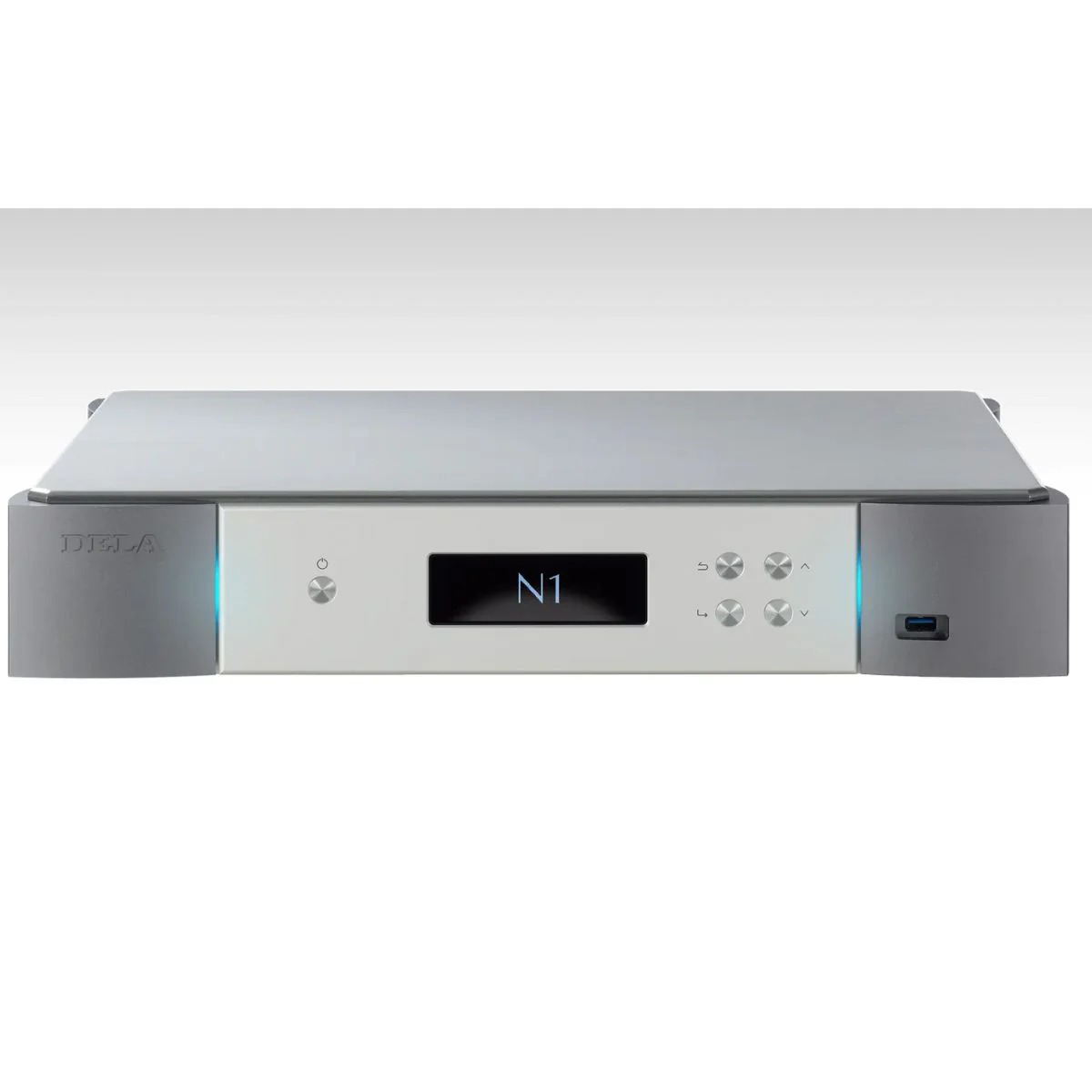 DELA N1 MUSIC LIBRARY 2 dela n1 music library server silver front