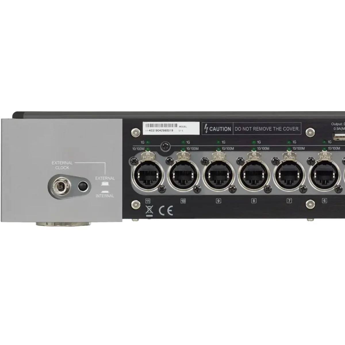 DELA S1 NETWORK SWITCH 6 dela s1 network switch silver rear zoom left