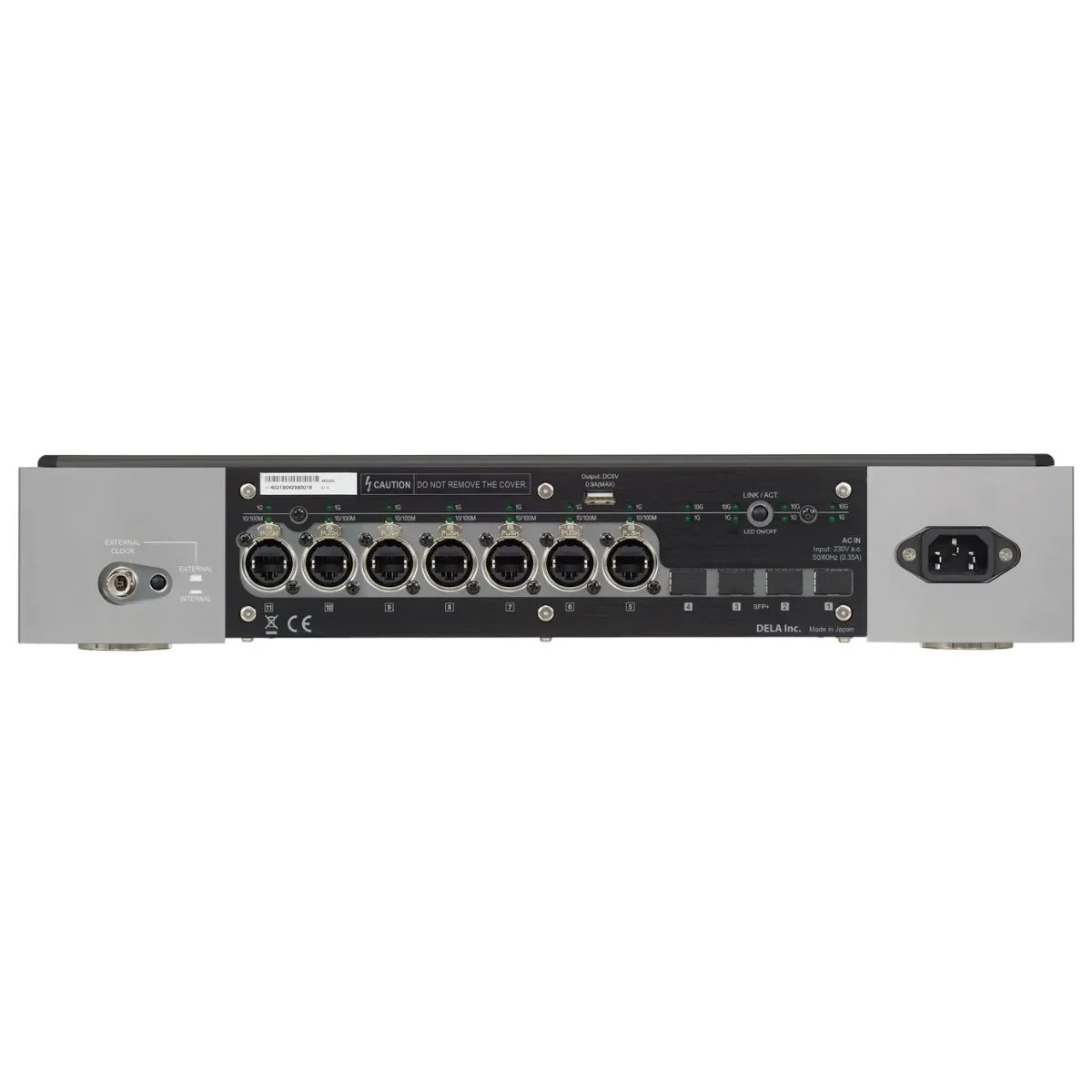 DELA S1 NETWORK SWITCH 5 dela s1 network switch silver rear