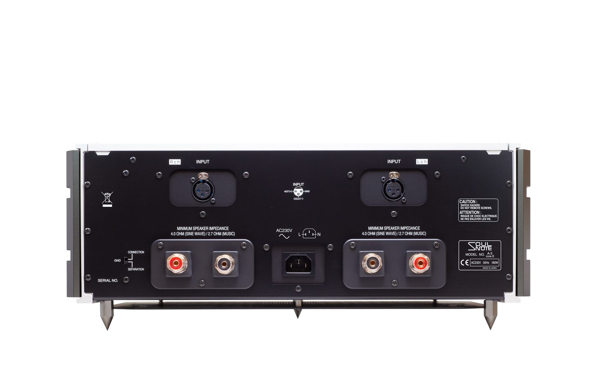 SOULNOTE A-3 CORE STEREO POWER AMPLIFIER 2 SOULNOTE A 3 CORE POWER AMPLIFIER 3