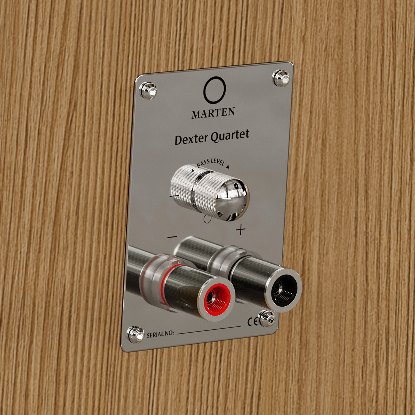 MARTEN DEXTER QUARTET FLOORSTANDING LOUDSPEAKERS 7 Dexter Quartet feature terminalplate