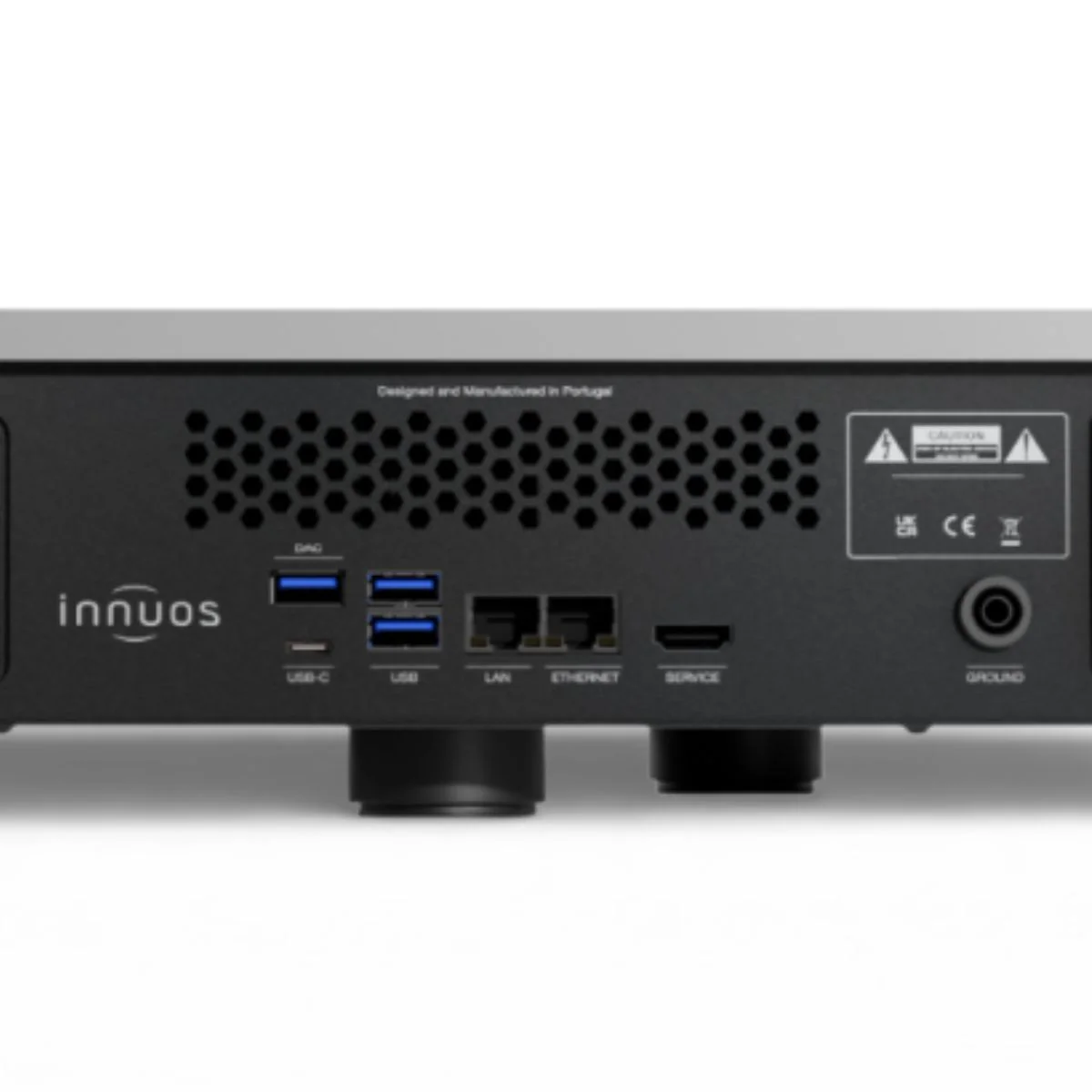 INNUOS STREAM SERIES STREAM3 MUSIC STREAMER AND SERVER 5 Innuos STREAM3 Music Streamer and Server rear zoom