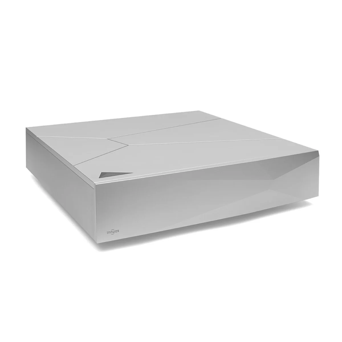 INNUOS ZEN NEXT-GEN STREAMER AND SERVER 4 Innuos ZEN Next Gen Streamer and Server silver angled