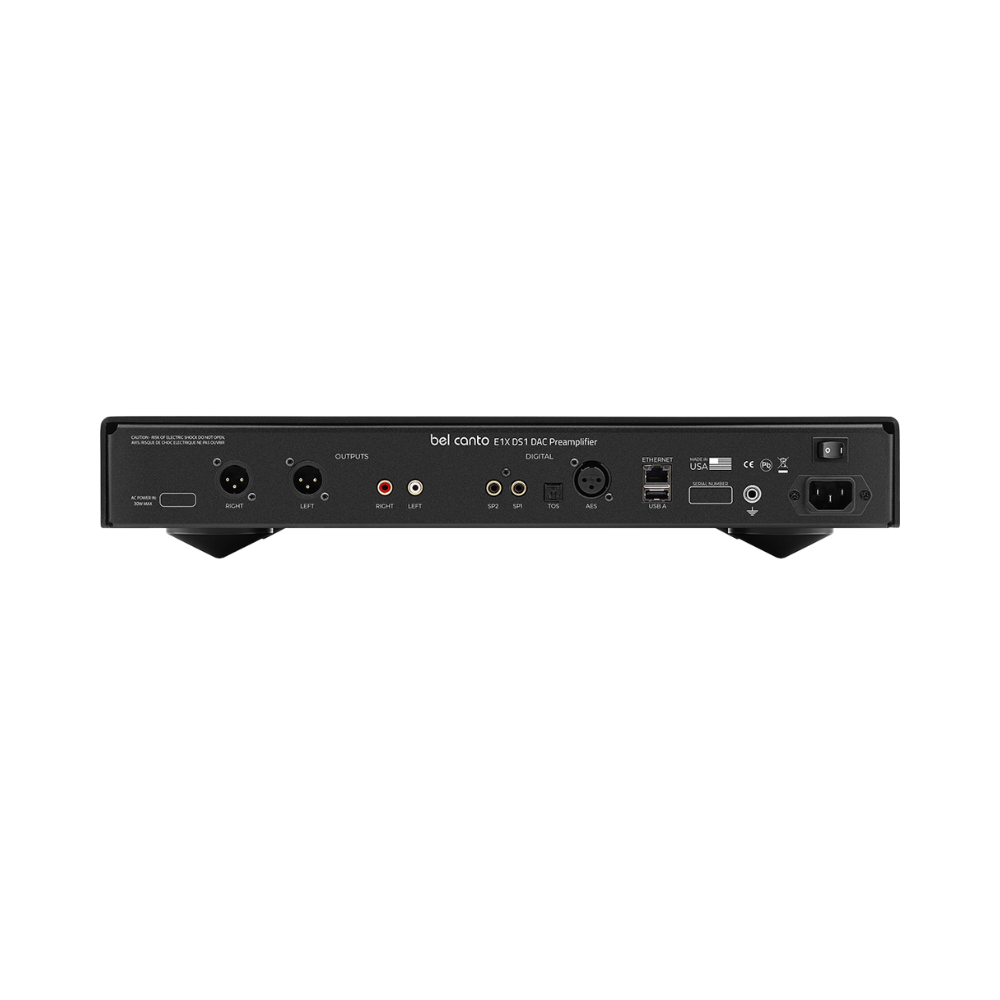 BEL CANTO E1X DS1 STREAMING DAC CONTROL PREAMPLIFIER 2 Bel Canto E1X DS1 (2)