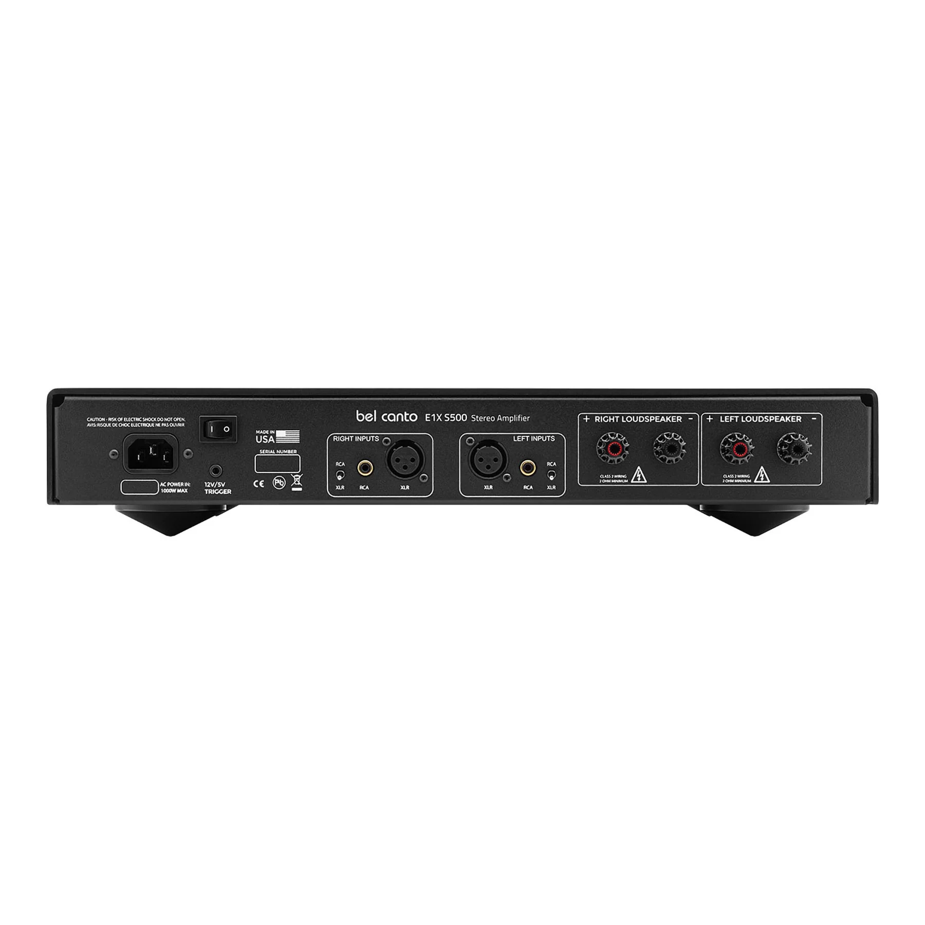 BEL CANTO E1X S500 STEREO POWER AMPLIFIER 3 Bel Canto E1X S500 Srereo Power Amplifier (2)