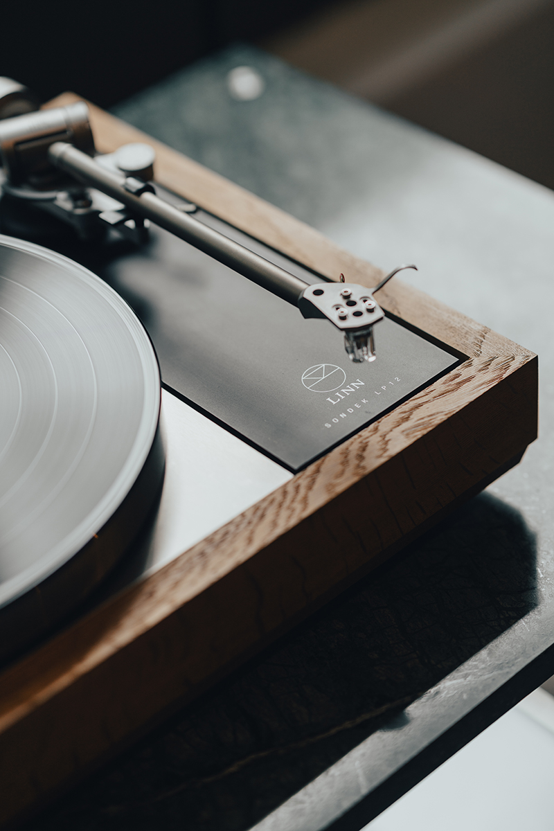 Linn LP12 turntable in a premium listening environment