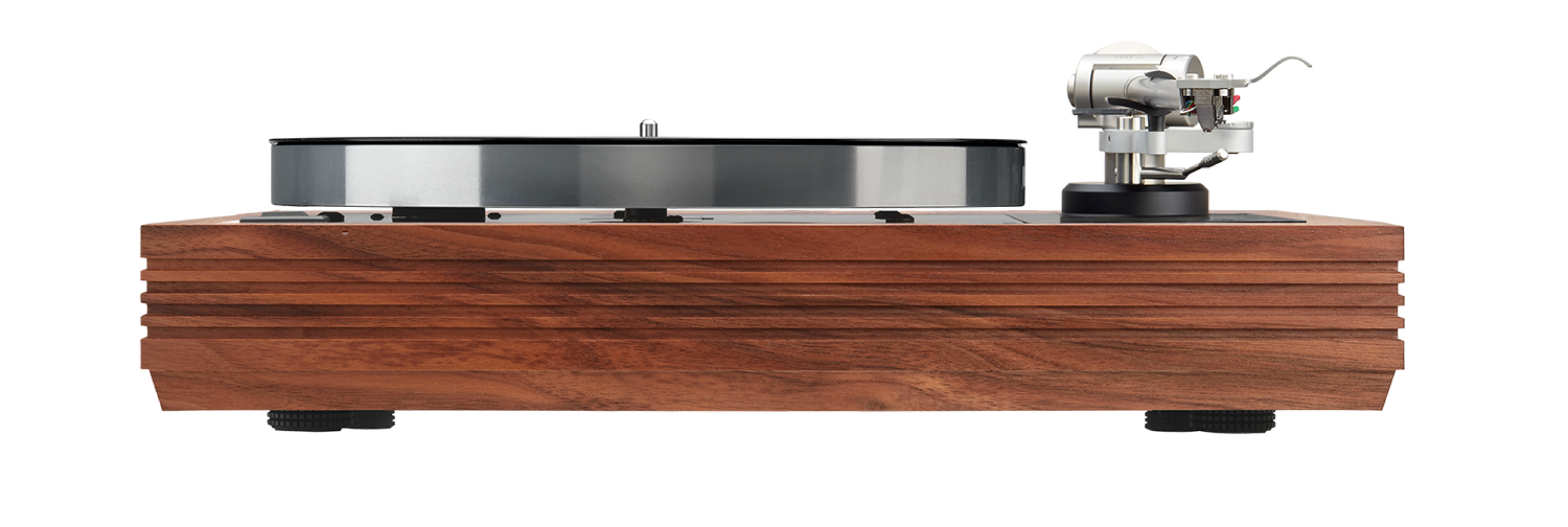 Linn Klimax LP12 turntable in Walnut Fluted finish