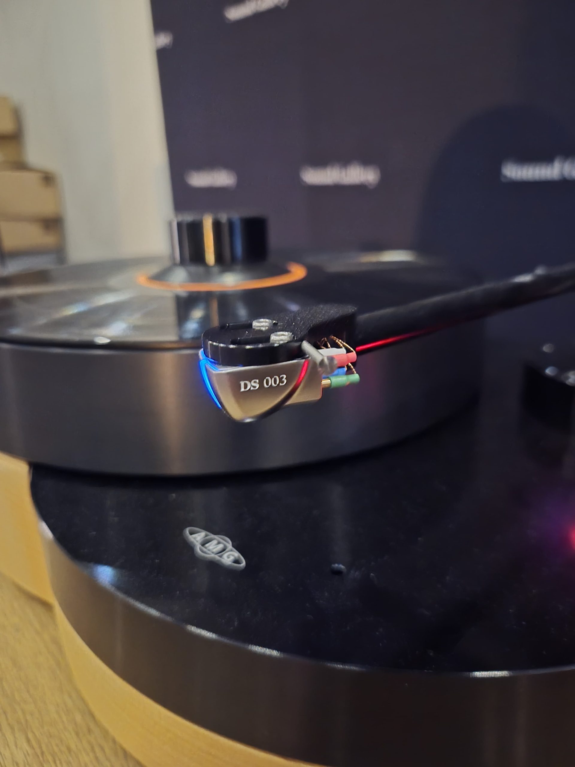 Another Year Wrapped at Stereonet Hifi Melbourne Show 2026 7 System 5 - DS Audio DS-003 cartridge on AMG Giro turntable